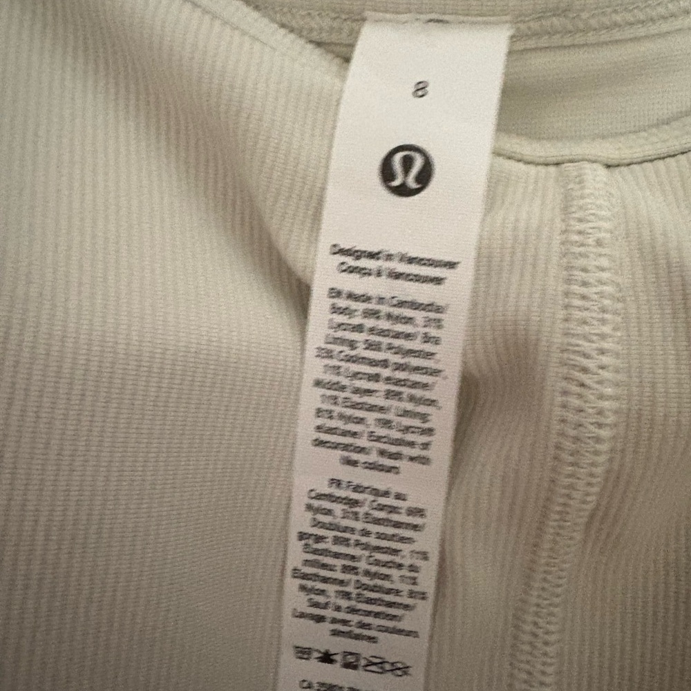 Lululemon Ribbed Contoured Unitard 6” - Picture 2 of 4